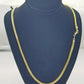 Real 10k Yellow Franco Necklace 3mm Chain Lobster Clasp 18" -26" Men Women Rope