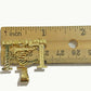 10k Yellow Gold L2H Charm LIVE 2 HUSTLE Pendant DiamondCut Design Men Women Real