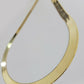 REAL 10k Gold Herringbone Chain Necklace 12mm 18"-24" 10kt Yellow Gold SOLID