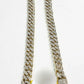 Real 2CT Men Diamond 10k Bracelet Cuban Link Yellow Gold 8" Box Clasp Genuine