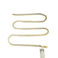 10k Yellow Gold Necklace Cuban Curb Chain 4mm 18"-28" inch Diamond Cuts 10kt