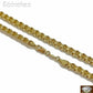 10k Yellow Gold Byzantine Chino Chain Necklace in 20 22 24 26 Inch Lobster Lock
