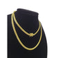 10k Solid Gold Miami Cuban Link Chain 4mm Necklace 18 20 22 24 Inches Men Women