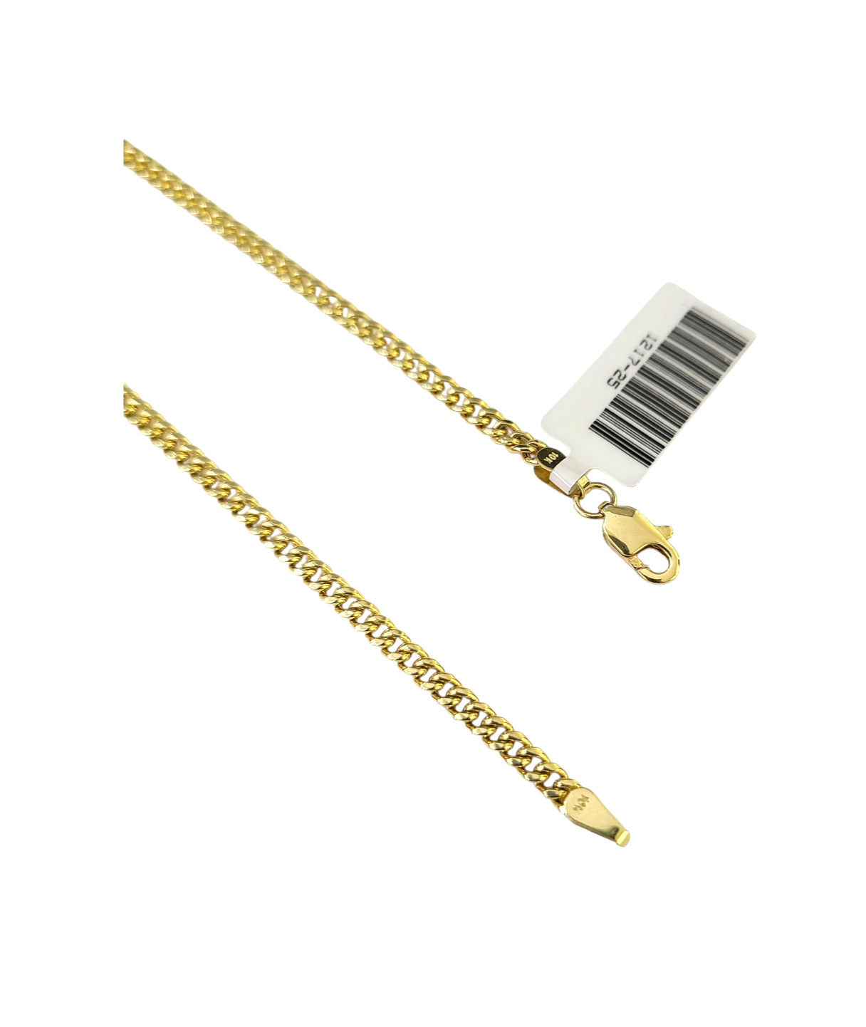 Real 10k Yellow Gold Necklace 3mm Miami Cuban Link Chain 22 Inch 10KT