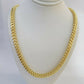 10K Gold Franco Link Chain 26" Necklace 6mm Thick, REAL 10kt Men's STRONG Chain