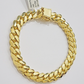 Real 14k Gold Bracelet 10mm 8.5 Inch Miami Cuban Link Men's 14kt Solid & STRONG