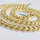 14k Yellow Gold 10mm Chain Miami Cuban Link Necklace 20" choker Men's Real 14 KT