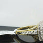14k White Yellow Gold Ladies 1.25CT Diamond Ring Women SIZE 7 Band ,GENUINE REAL