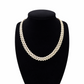 Moissanite Necklace Cuban Link Chain Real 925 Silver 22 Inch 10mm For Ladies