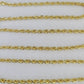 Real 18k Rope Chain Necklace 22 Inches 3mm Yellow Gold Men Women 18KT SOLID