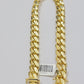 Real 14k Gold Bracelet 10mm 8.5 Inch Miami Cuban Link Men's 14kt Solid & STRONG
