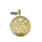 10k Yellow Gold Centenario Coin Charm 50 Pesos 1947 Nugget Centenario Bezel