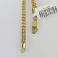 10k Yellow Gold Franco Bracelet 3mm 7.5" Inch Men Women Link Real