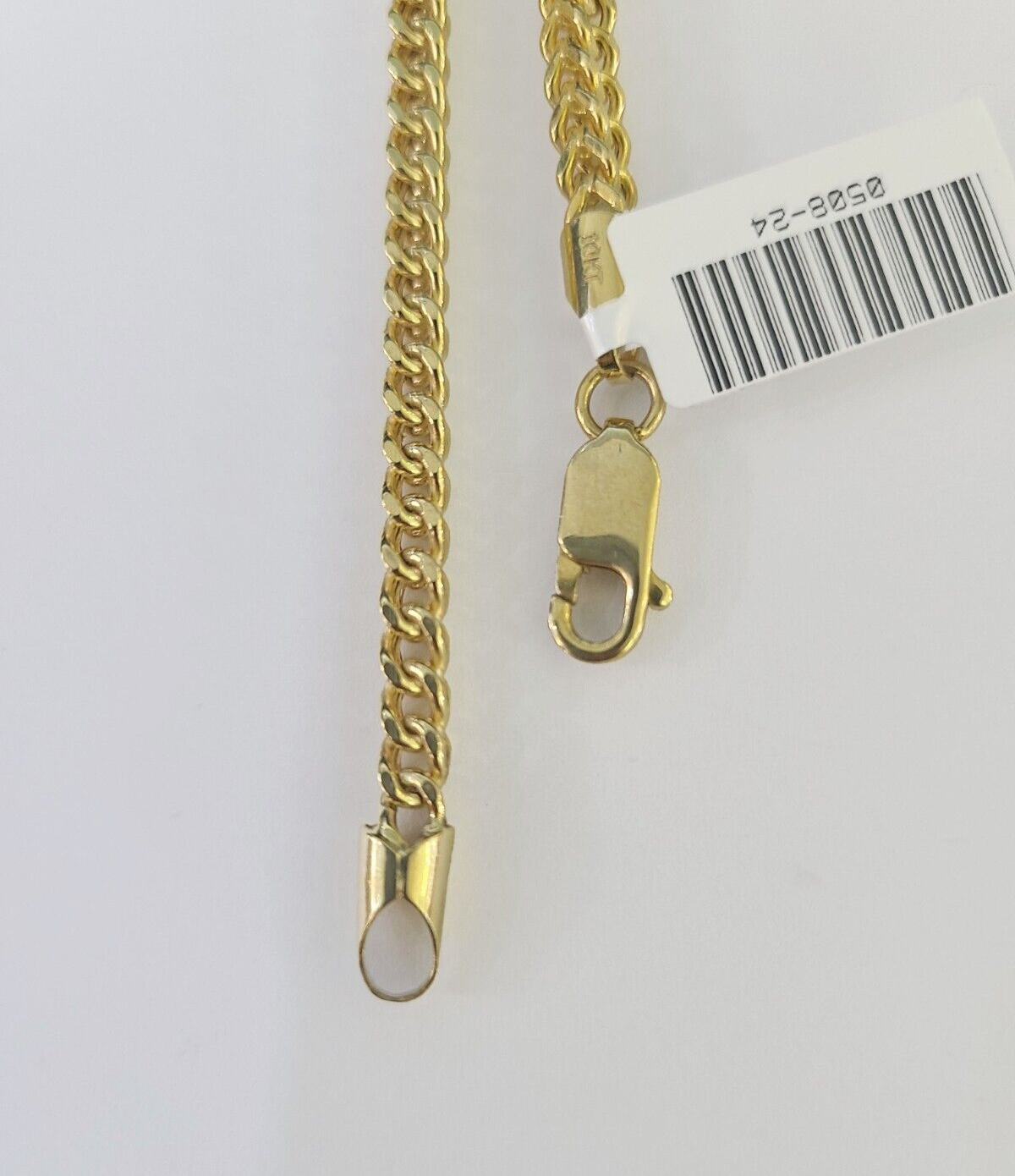 10k Yellow Gold Franco Bracelet 3mm 7.5" Inch Men Women Link Real