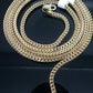 Real 10k  yellow Gold Franco Chain 22" Necklace For Men Women Strong