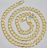 Real 10k Yellow Gold Cuban Curb Link Chain Necklace 10mm 20"- 30" 10kt SOLID