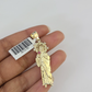 10k San Judas Charm Pendant Mens REAL 10Kt Saint Jude Yellow Gold