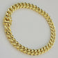 10K Men's Yellow Gold Miami Cuban Bracelet 8.5 Inches 9mm long Box Lock