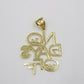10k Gold 3mm Miami Cuban No. Of Days Pendant Chain 18 20 22 24 26 Inch Real