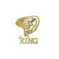 10K Yellow Gold Miami Cuban Link Chain Set KING Charm Pendant 4.5mm 18-28"