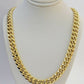 14k 10mm Mens Necklace Chain Miami Cuban Link  24" Inch REAL 14KT Real Gold Sale