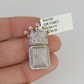 10k Yellow Gold Diamond Crown King Charm Real 10Kt Pendant Natural Genuine