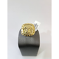 Real 10k Nugget Head Ring Yellow Gold Men 10Kt Genuine