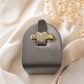 10k Yellow Gold Heart Ring CZ Stone Promise Engagement Wedding Women Ladies