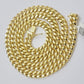 14k Yellow Gold Chain 18 Inch 8mm Miami Cuban Link  Men Women Necklace REAL 14KT