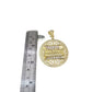 Real 10k Rope Chain Last Supper 7mm 20"-30" Necklace Pendant Set Gold Men
