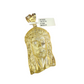 10k Yellow Gold Cuban Curb Chain SET Christ Face Pendant Charm 8mm Necklace Men