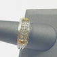 REAL 10k White Yellow Gold Engagement Wedding Band Men 0.48 CT Real Diamond