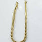 10k Yellow Gold Franco Bracelet 4mm 8" Inch Mens Women  Rope Cuban Link