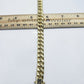 10mm 14k Yellow Gold Chain Necklace Miami Cuban Link Men Real 14kt Gold 28 Inch