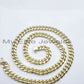 14k 10mm Mens Necklace Chain Miami Cuban Link  24" Inch REAL 14KT Real Gold Sale