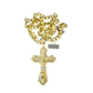 10k Yellow Gold Cuban Curb Chain SET Christ Cross Pendant Charm 8mm Necklace Men