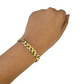 Real 10k Yellow Gold Bracelet Solid Cuban Curb 8 Inch 8mm 10kt Bracelet