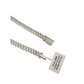 Real 925 Silver Moissanite Necklace Cuban Link Chain 22 Inch 8mm Women Men