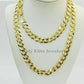 Real 14k Gold Chain Solid Cuban Curb Link Bracelet Necklace 3mm-10mm 7"-30" 14kt