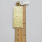 10k Yellow Gold Charm Pendant 100 Dollar Bill Mens REAL 10KT With FREE SHIPPING