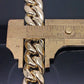 Real 10k Gold Bracelet Men's Miami Cuban Link 8" 10MM 10KT Yellow Gold Box Lock