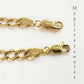 REAL 10k Yellow Gold Necklace 5mm Cuban Curb Link 18" 20" 22 24 26 28 Inch Chain
