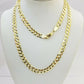 Real 14k Gold Chain Solid Cuban Curb Link Bracelet Necklace 3mm-10mm 7"-30" 14kt
