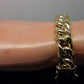 Real 10k Gold Bracelet Men's Miami Cuban Link 8" 10MM 10KT Yellow Gold Box Lock