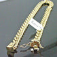 REAL Men 10k Yellow Gold Bracelet 6mm Miami Cuban 7.5" Box Lock