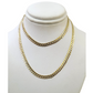 10K Yellow Gold Cuban Curb Chain Necklace 4mm 20 Inch REAL 10kt Diamond Cuts
