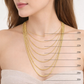 10k Solid Gold Miami Cuban Chain 2mm 3mm 4mm 5mm 18 20 22 24 inch Men Women
