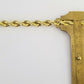 Solid Real 10K Yellow Gold Rope Bracelet 8" Inch 7mm , 10kt Real gold  men women