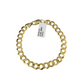 Real 10k Yellow Gold Bracelet Solid Cuban Curb 8 Inch 8mm 10kt Bracelet