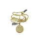 10k Gold Milano Chain Nugget Last Supper Pendant Charm 18"-28" 3mm SET Necklace